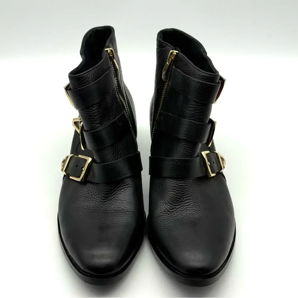 Vince Camuto Tipper Belted Buckle Western Bootie 9